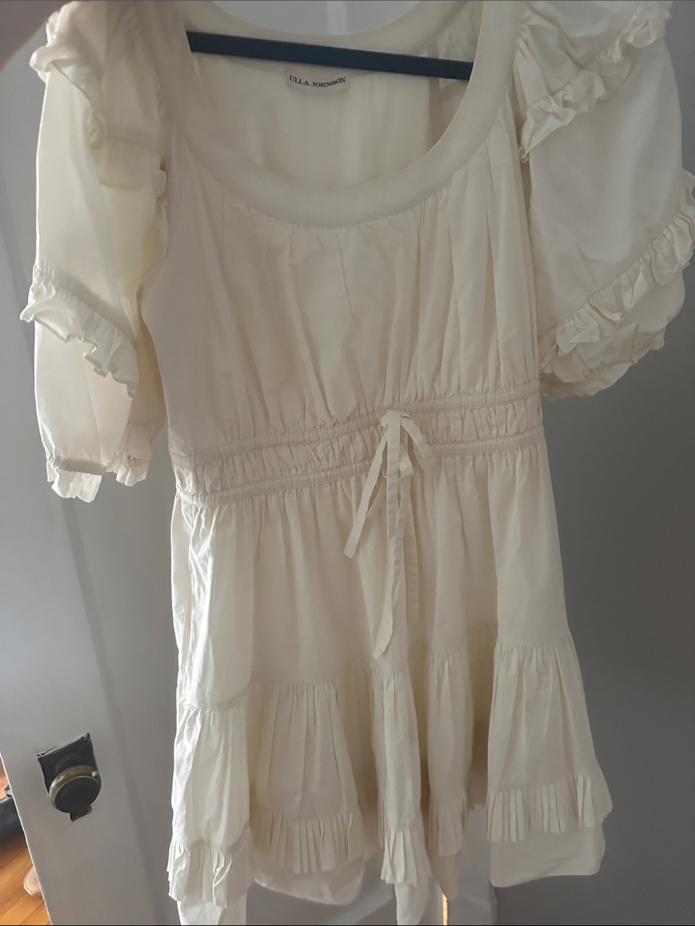 Ulla Johnson Scoop Neck Mini Dress - Picture 5 of 6